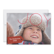 Joy Foto - Weihnachtskarte