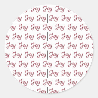 Joy Geschenksticker für beste Geschenke Runder Aufkleber