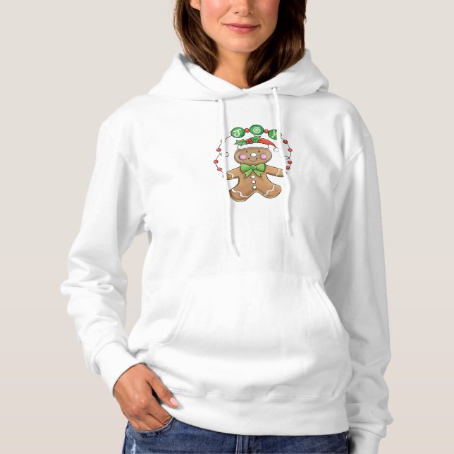 Joy Gingerbread Cookie Hoodie (Vorderseite)
