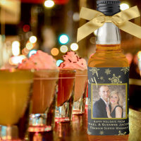 Joy! Goldene Schneeflocken mit Foto Holiday Mini