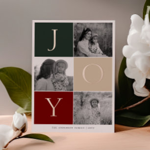 JOY Grid Foto Folien Feiertagskarte