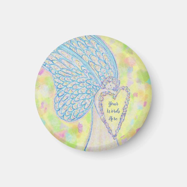 Joy Guardian Angel Art Custom Kühlschrankmagnets Magnet (Vorne)