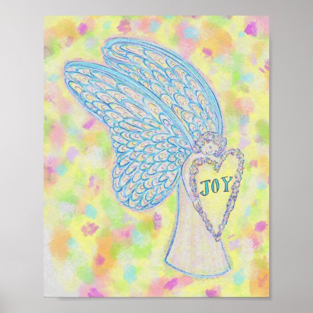 Joy Guardian Angel Art Print Poster (Vorne)