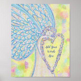 Joy Guardian Angel Art Print Posters Poster