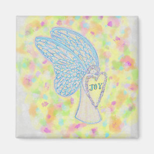 Joy Guardian Angel Art sur mesure Frigo aimants