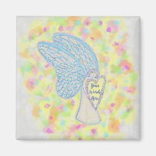 Joy Guardian Angel Art sur mesure Frigo aimants