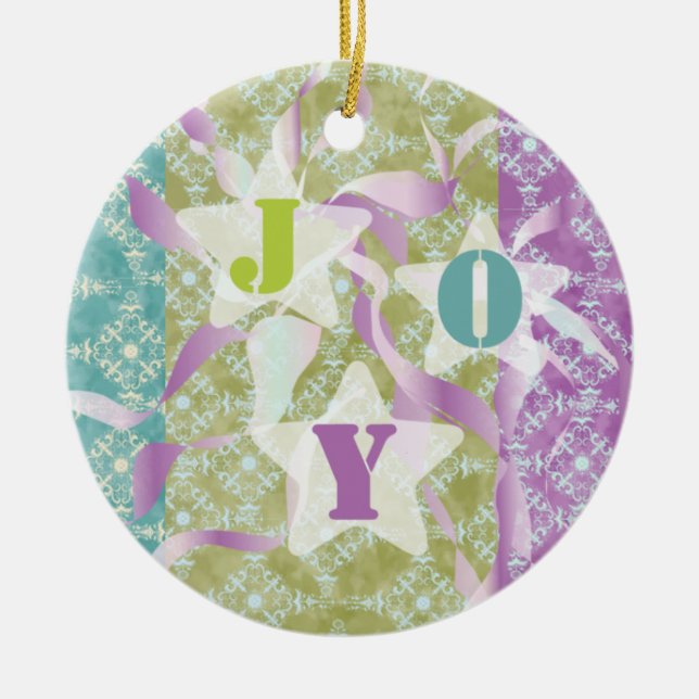 JOY Holiday Keepake Ornament (Vorne)
