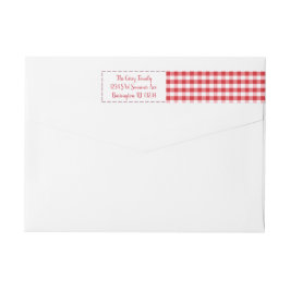 Joy Homemade Christmas Envelope Wrap rund um Label