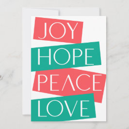 Joy, Hope, Liebe, Peace Wishing All the Favans