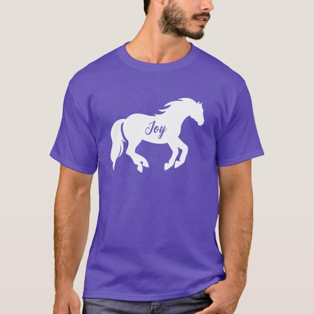 "Joy" Horse T-Shirt (Vorderseite)