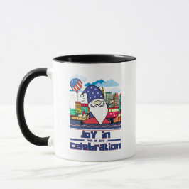 Joy in 4th of July Celebration Tasse