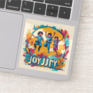 Joy individuell zugeschnittenes Vinyl-Aufkleber Aufkleber