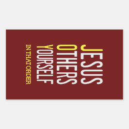 JOY - Jesus, andere, Sie selbst - Sticker