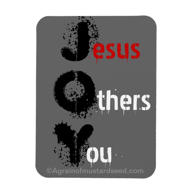 JOY Jesus Others You Magnet (Vertikal)