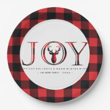 Joy Kariert Personalisierte Weihnachten
