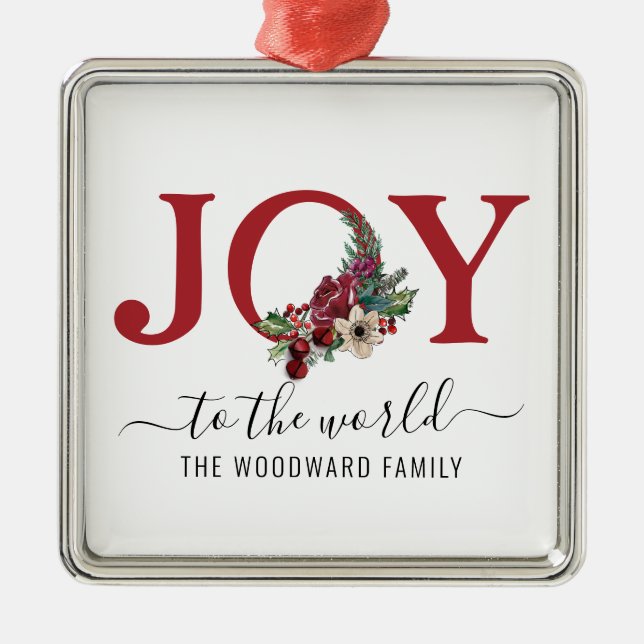 Joy Keramik Ornament Aus Metall (Vorne)