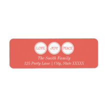 Joy Liebe Peace | Rücksendeadresse