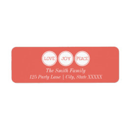 Joy Liebe Peace | Rücksendeadresse