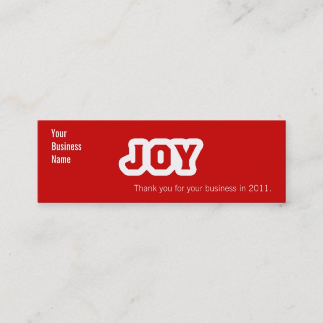 Joy Mini Visitenkarte (Vorderseite)