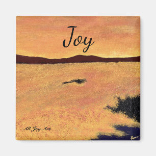 Joy - "Ocean Joy" Magnet von All Joy Art