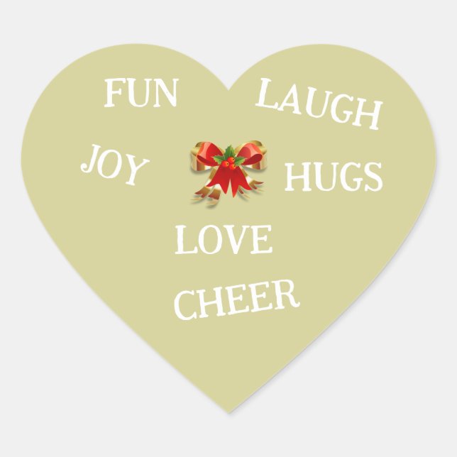 Joy of Christmas Sticker (Vorderseite)