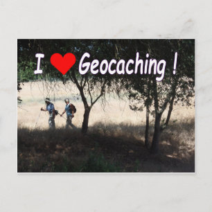 Joy of Geocaching Postcard: Wikers Postkarte