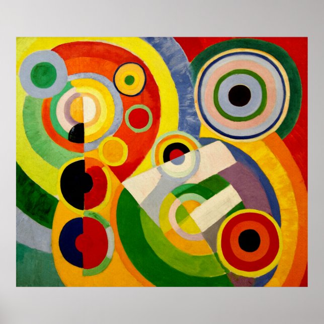 Joy of Life - Abstract Classic by Robert Delaunay Poster (Vorne)