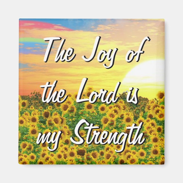 Joy of the Lord Refrigerator Magnet (Devant)