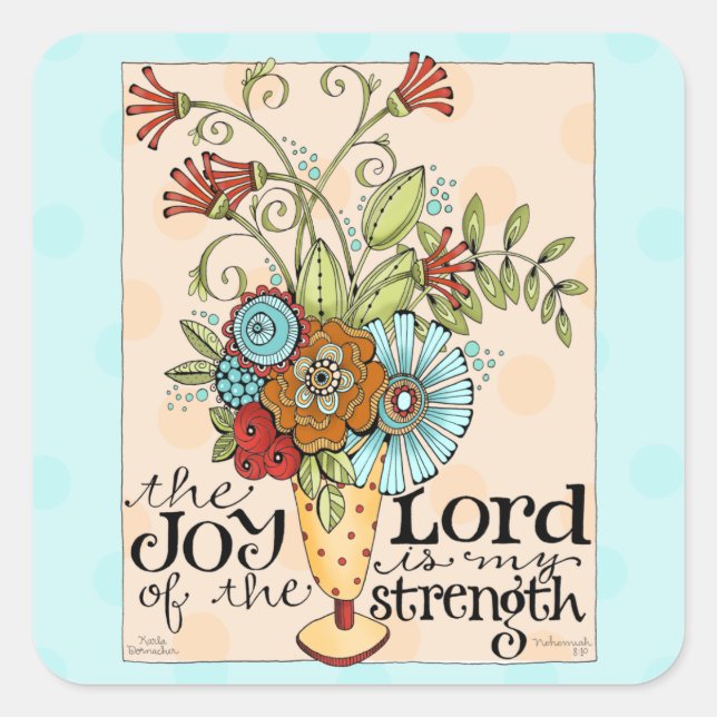 Joy of the Lord - Stickers (Vorderseite)
