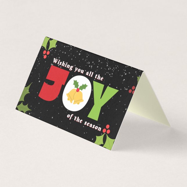 Joy of the Season 25 Pack Weihnachtskarten (Vorderseite)