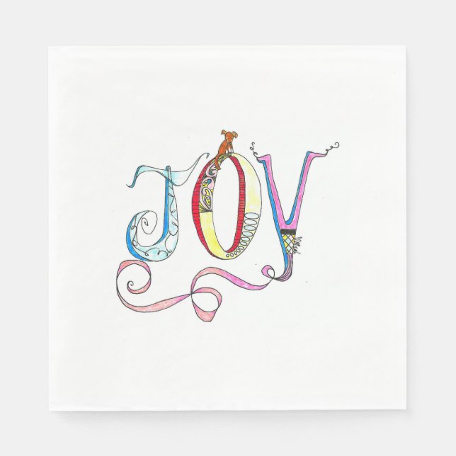 Joy Paper Luncheon Napkins Serviette (Vorderseite)