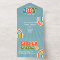 Joy Peace Blue Baby Duschdusche Windelwanne