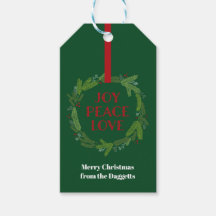 Joy Peace Liebe Weihnachtsfeier