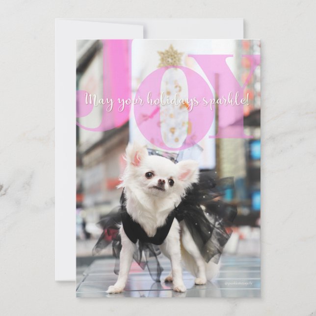 JOY Pet Holiday Card Feiertagskarte (Vorderseite)