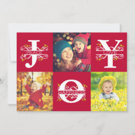 Joy Red and White 4 Foto Weihnachten