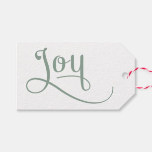 Joy Script Sage Geschenkanhänger
