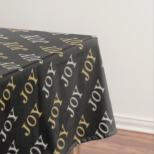 JOY (silber/goldener Glitzer) Tischdecke