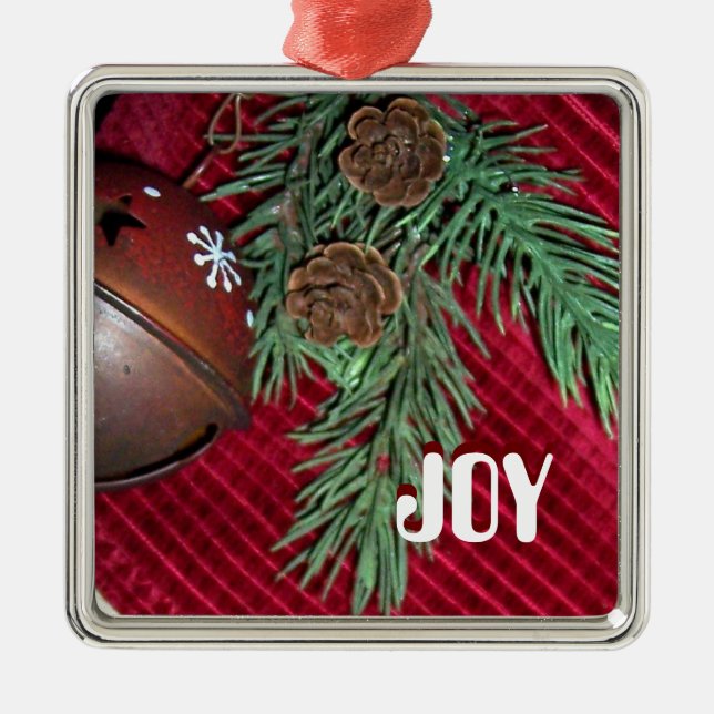 Joy Silbernes Ornament (Vorne)
