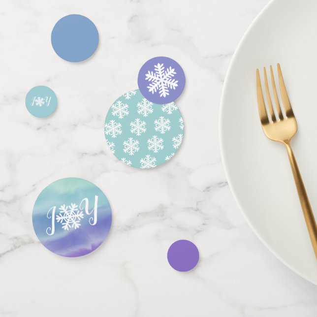 Joy Snowflake Konfetti (Gruppe)