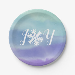 Joy Snowflake Pappteller