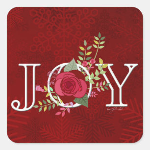 Joy Square Sticker