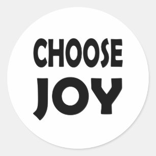 Joy suchen   Glück und Inspiration Runder Aufkleber