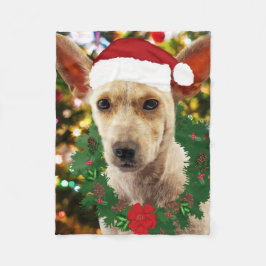 Joy to the Puppy Fleecedecke