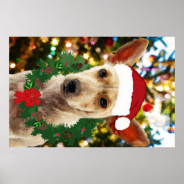 Joy to the Puppy Poster