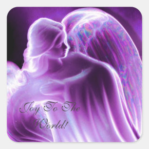Joy to the World Angel Sticker