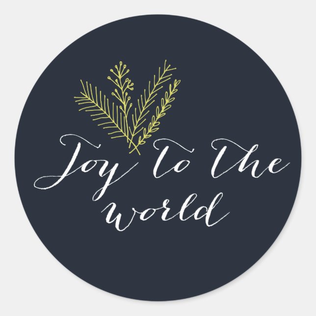 Joy to the World Aufkleber (Vorderseite)