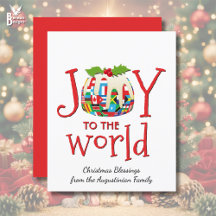 JOY TO THE WORLD Budget Christmas Card