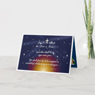 Joy to the World Christmas Card Feiertagskarte
