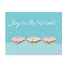 Joy to the World Donuts | Postkarte