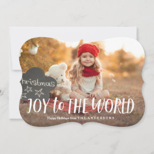 Joy to the World Holiday Carte photo